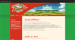 Desktop Screenshot of privatfleischerei-arnold.de